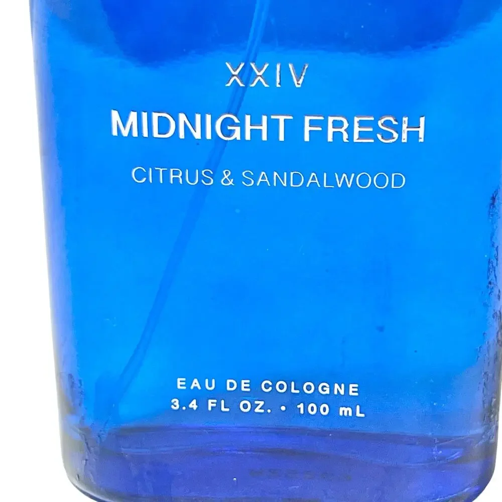 Tru Fragrance XXIV Midnight Fresh Citrus & Sandalwood Eau de Cologne 3.4 fl oz
